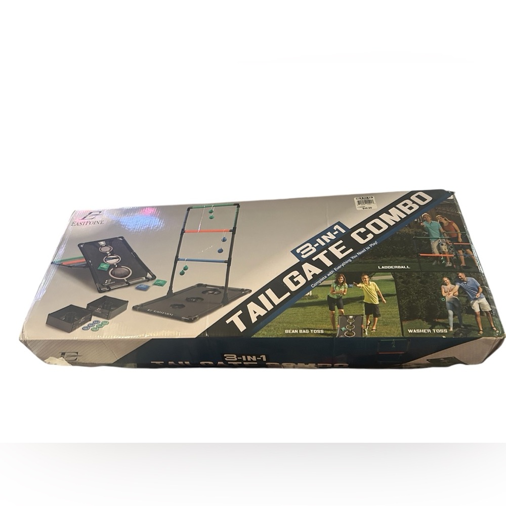 3-in-1 Tailgate Combo Game Set - Black